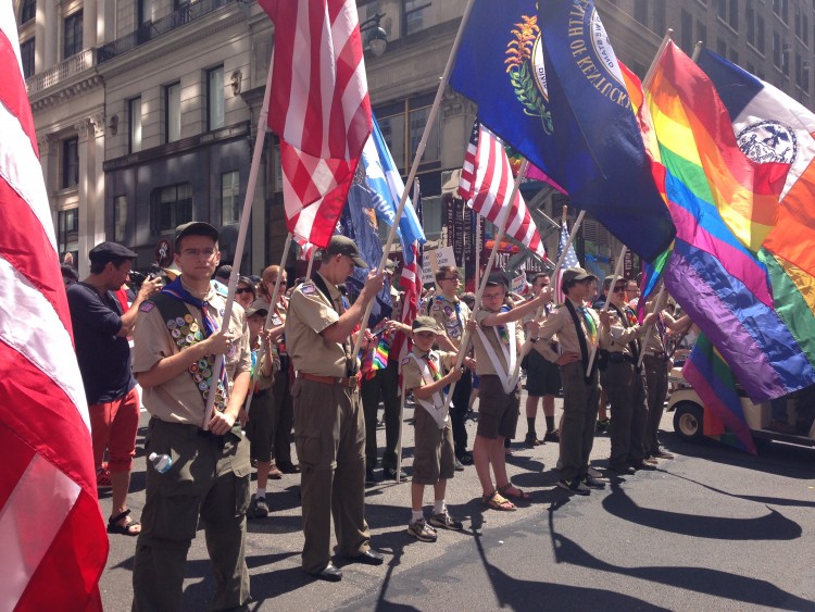 Boy Scouts Lead NYC’s Iconic Pride Parade